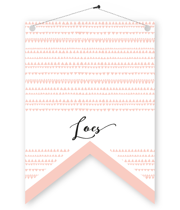 Geboorte vaandel Loes