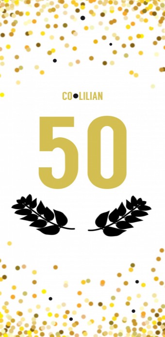 Uitnodiging - Jubileum50 - DIY