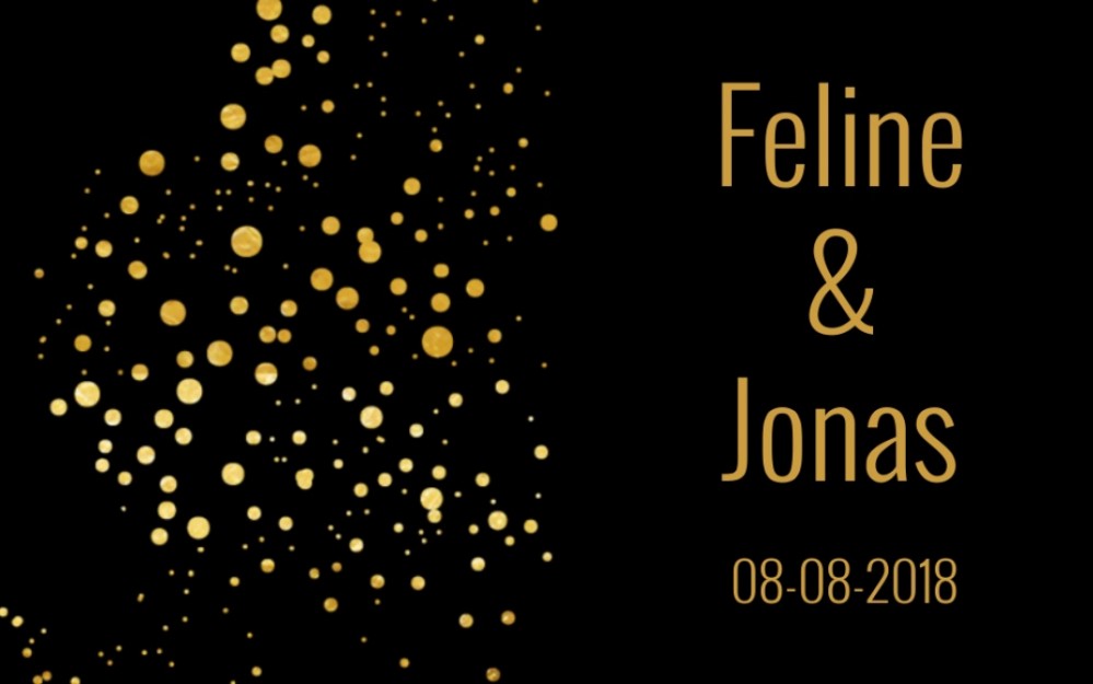 Bedankkaart - Goudlook Sterrenhemel