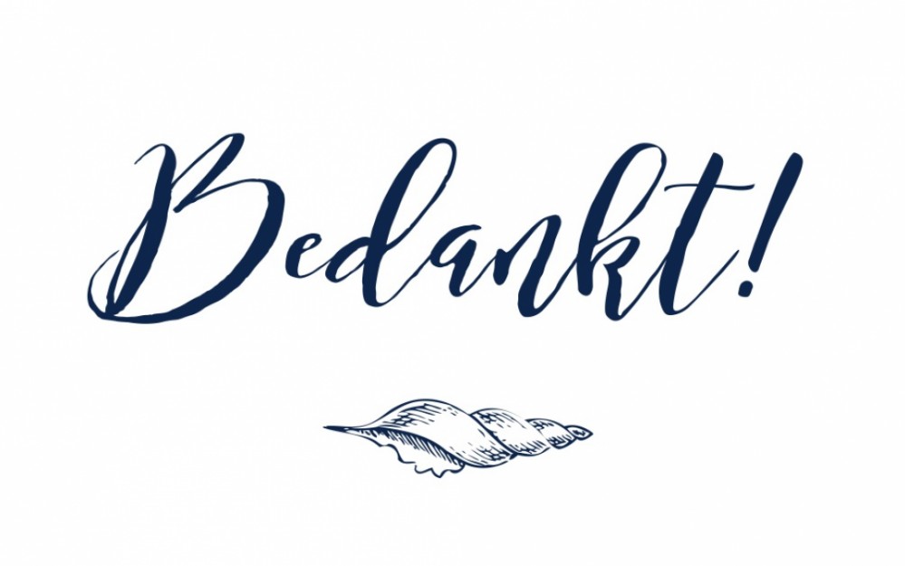 Bedankkaartje - Diep in de zee