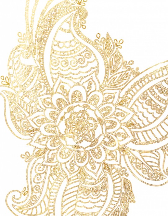 Bijkaart M pocketfold Goud