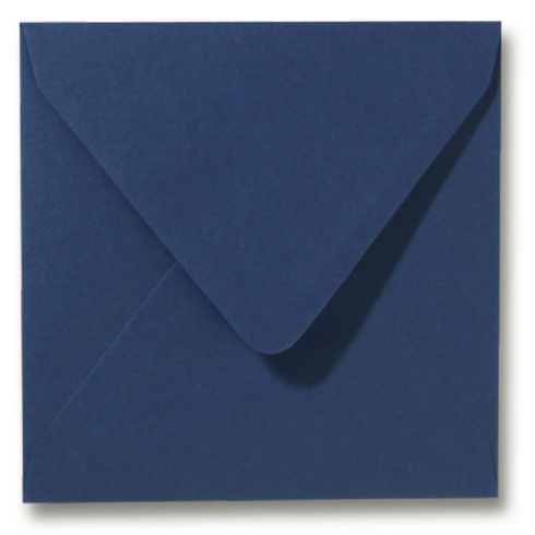 Envelop 14x14 donkerblauw -  op bestelling