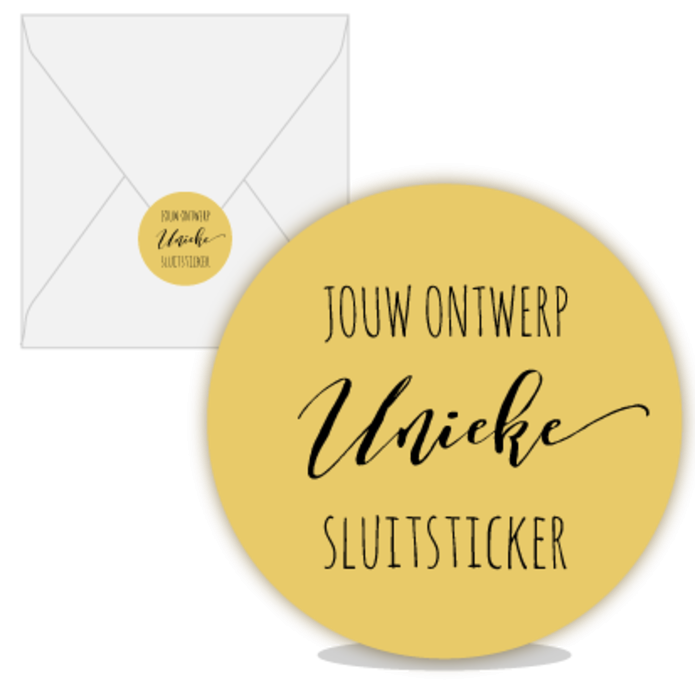 Envelopstickers zelf maken