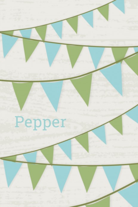 Geboortekaartje Pepper