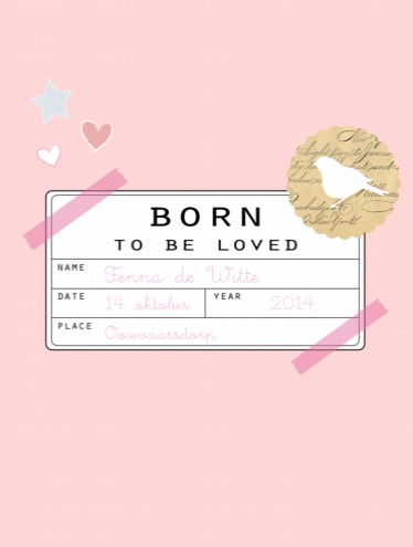 Geboorteposter Fenna