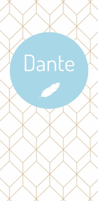 Hip geboortekaartje - Dante