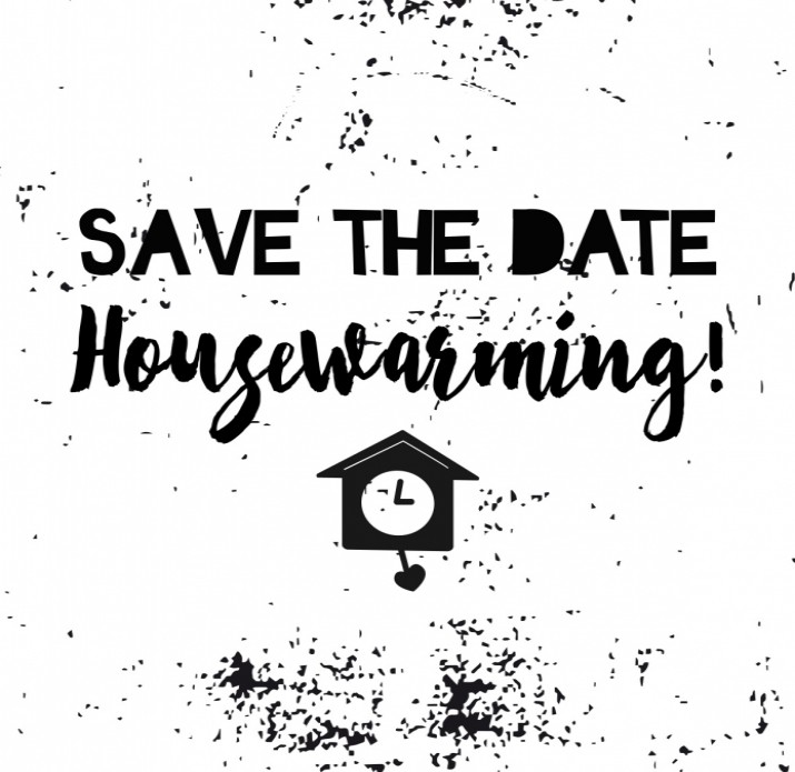 Housewarming Black and White