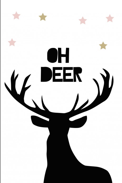 Kerstkaart black and white 2