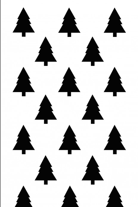 Kerstkaart black and white 4