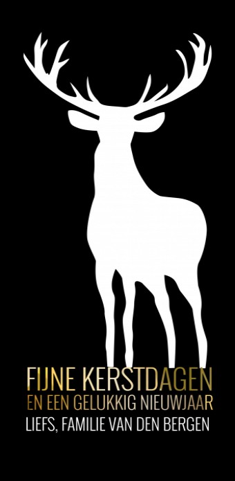 Kerstkaart - Glitter