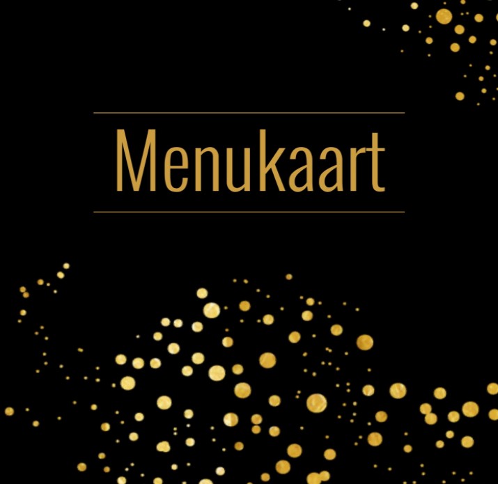 Menukaart - Goudlook Sterrenhemel