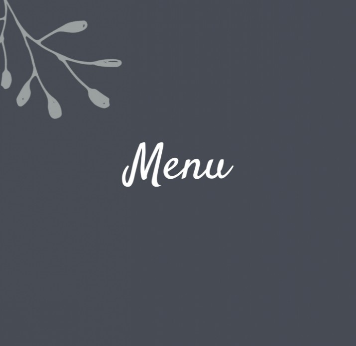 Menukaart Zwart Wit - Twig