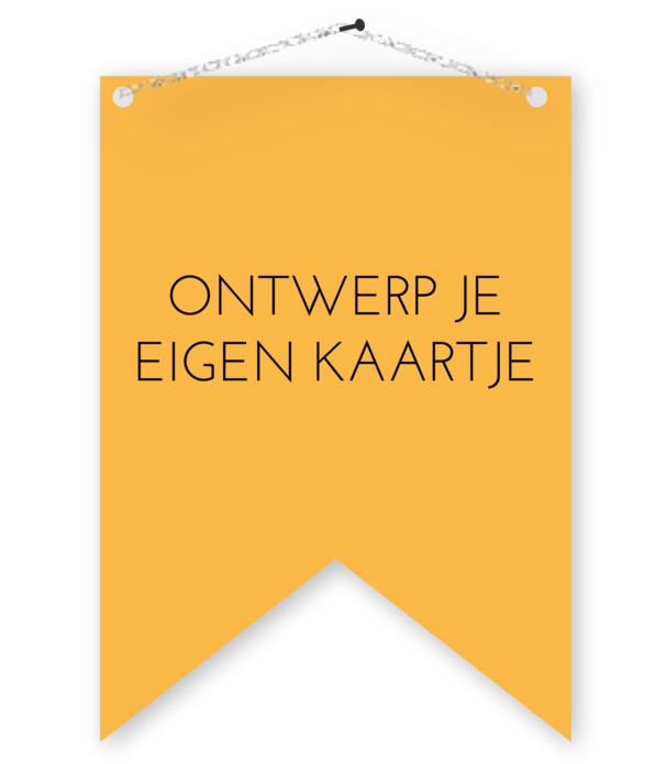 Ontwerp zelf - vaandel 15x21