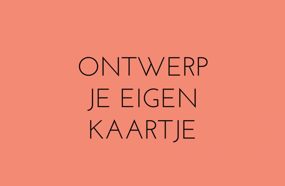 Ontwerp zelf - 15x10 enkel