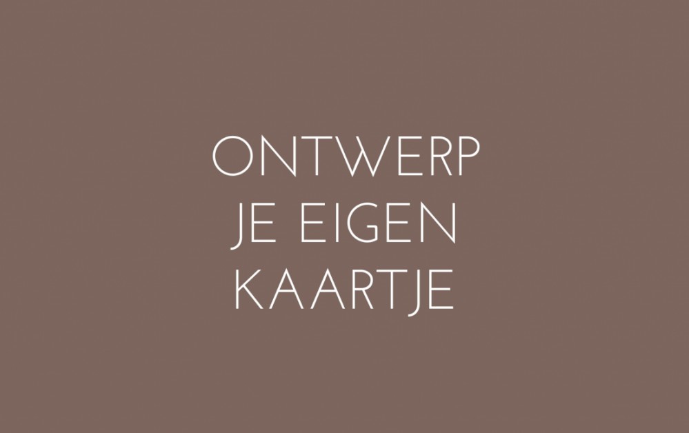 Ontwerp zelf - 17,5x11 dubbel