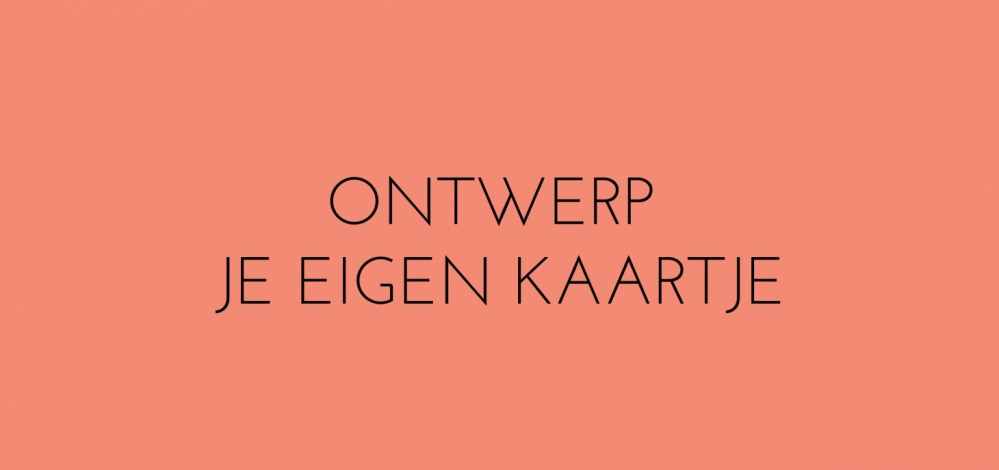 Ontwerp zelf - enkel 21x10