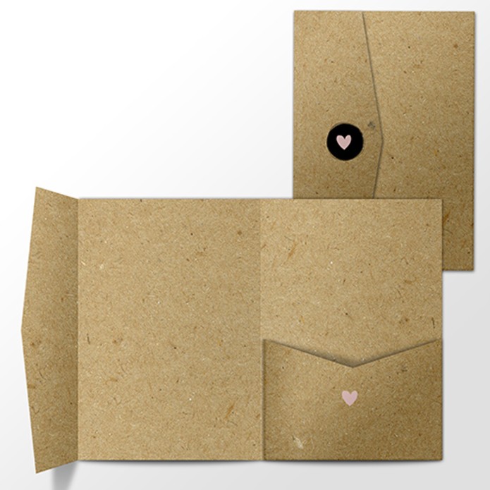 Pocketfold Trouwkaart Stoer