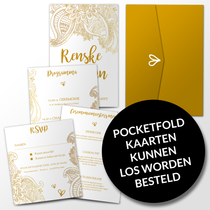 Pocketfold goud