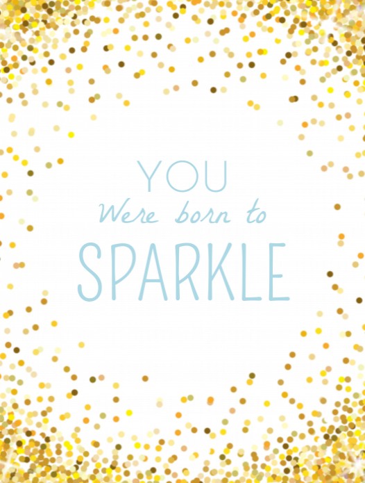 Poster Glitter - Sparkle