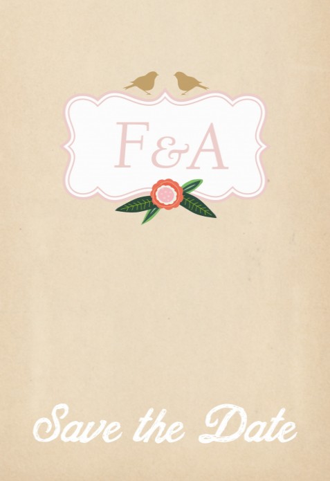 Save the date - Flowers