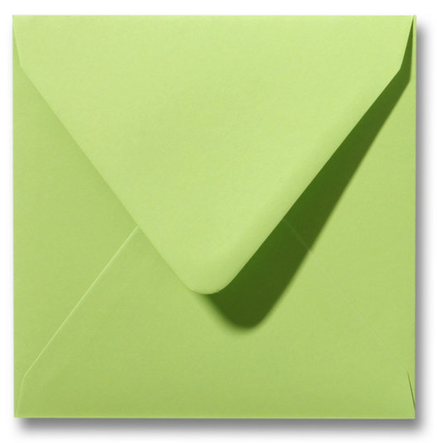 Envelop 14x14  lindegroen - op bestelling
