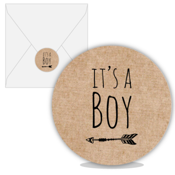 Sluitsticker jongetje