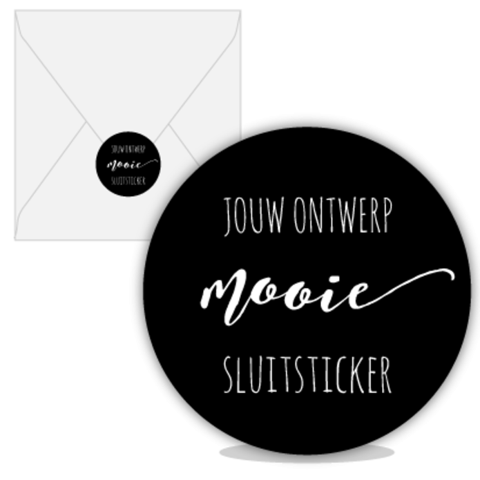 Sluitstickers zelf maken