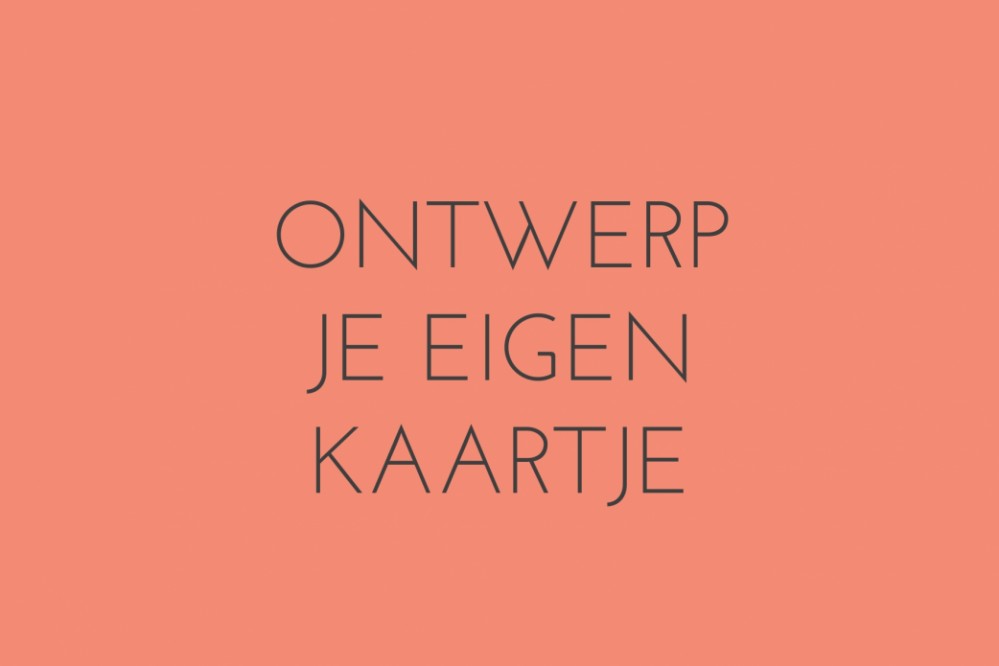 Ontwerp zelf - 15x10 dubbel